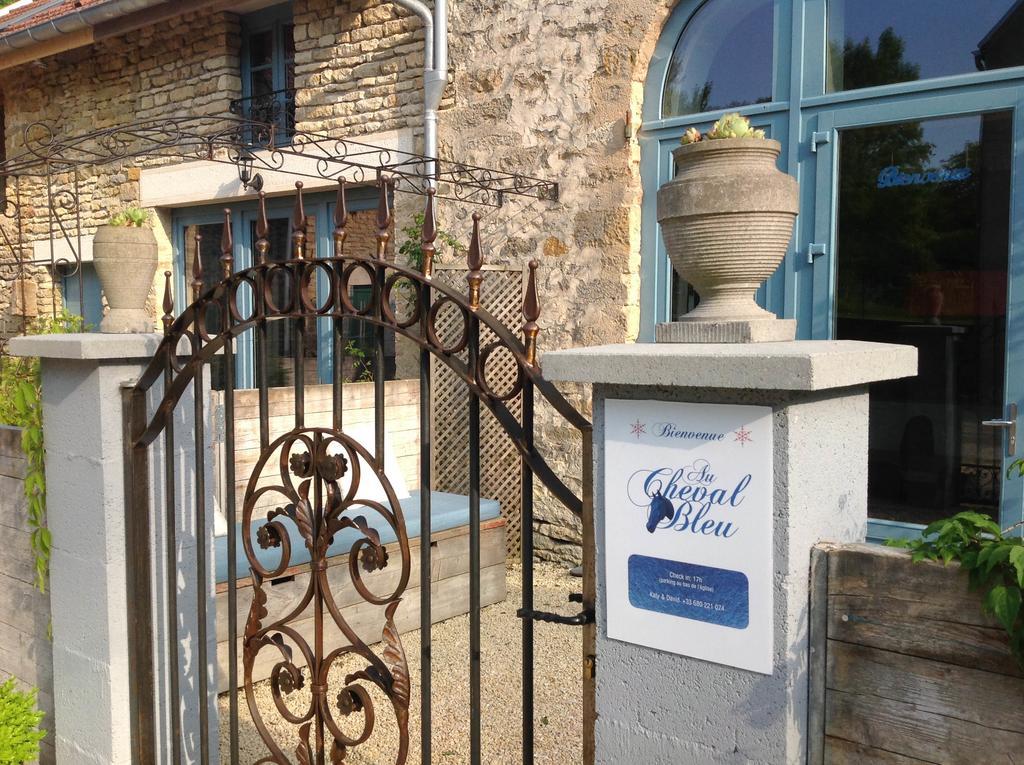 Au Cheval Bleu Bed & Breakfast Fontenay-près-Vézelay Dış mekan fotoğraf