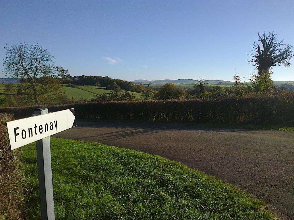 Au Cheval Bleu Bed & Breakfast Fontenay-près-Vézelay Dış mekan fotoğraf